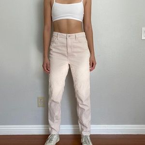 BDG Pink Mom High Rise Corduroy